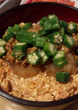 ネバネバ豆腐納豆丼-レシピのメイン写真