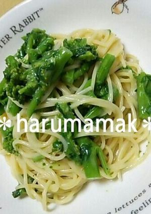 シンプル♪菜の花の春待ちクリームパスタ♪-レシピのメイン写真