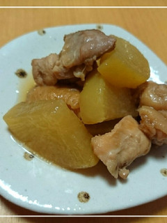 大根と鶏モモ肉の煮物-レシピのメイン写真