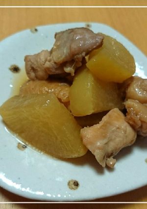 大根と鶏モモ肉の煮物-レシピのメイン写真