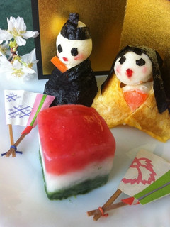 赤ちゃんにもひな祭り♥︎お雛様離乳食-レシピのメイン写真
