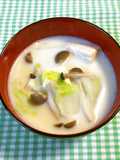 簡単豆乳スープ～♪