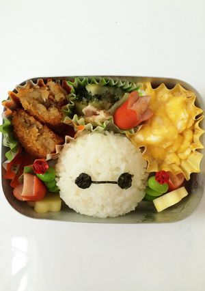 ツムツムキャラ弁☆ベイマックス-レシピのメイン写真