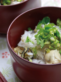 土鍋炊き 牡蠣とセリの雑穀ご飯-レシピのメイン写真