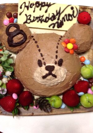 ジャッキーバースデーケーキ-レシピのメイン写真