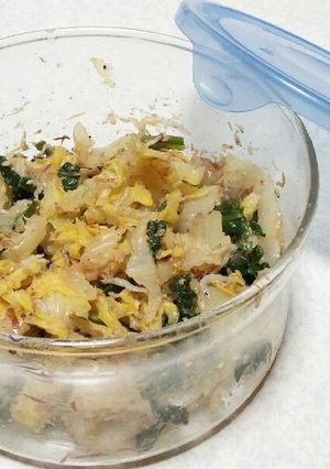 白菜と法蓮草のおひたし生姜風味-レシピのメイン写真