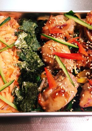 簡単 野球少年の鶏照り焼き弁当 塩魚汁編-レシピのメイン写真