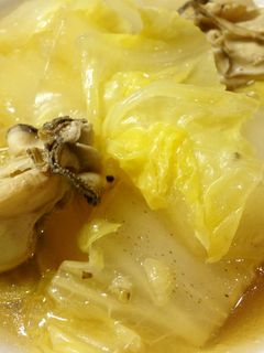 白菜と牡蠣の中華風スープ❀-レシピのメイン写真