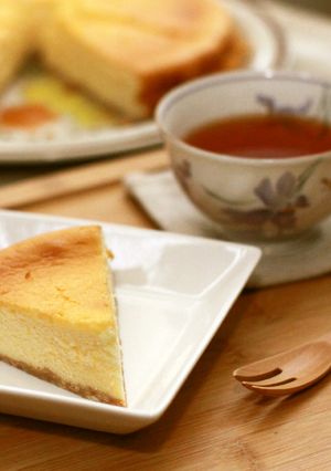 【定番簡単】ビスケット入りチーズケーキ-レシピのメイン写真