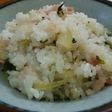 ベーコンと大根の葉の混ぜご飯