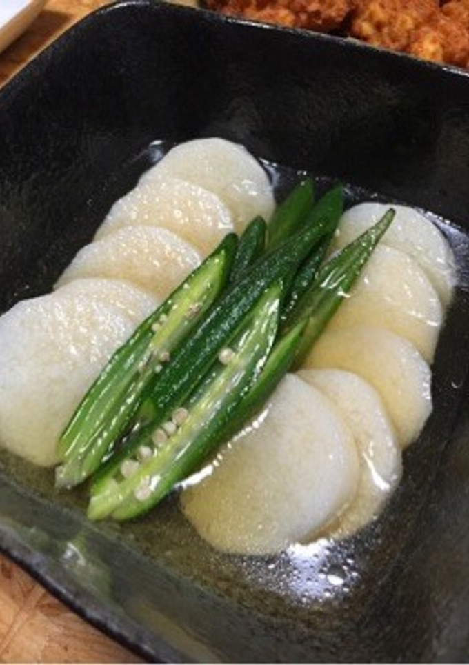 作り置きおかず！山芋とオクラの焼き浸し-レシピのメイン写真