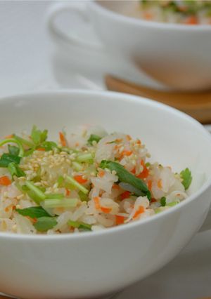 越後雪下にんじんとしらすご飯-レシピのメイン写真