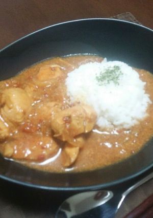 簡単！トマトクリームチキンカレー♪-レシピのメイン写真
