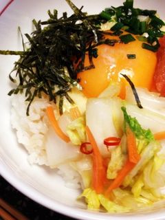 簡単☆とろろ明太丼!-レシピのメイン写真