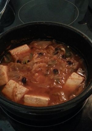 韓国の食卓より、納豆チゲ-レシピのメイン写真
