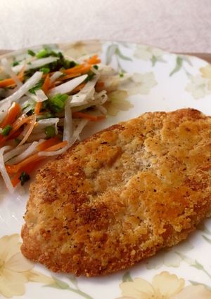 鶏ささみのミラノ風カツレツ-レシピのメイン写真