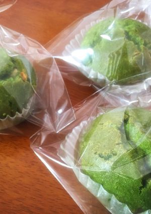 抹茶とホワイトチョコのマフィン-レシピのメイン写真