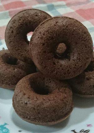 ふんわり♪しっとり♪ココア焼きドーナツ-レシピのメイン写真