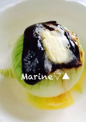 まるごとたまねぎの味噌バター添え-レシピのメイン写真