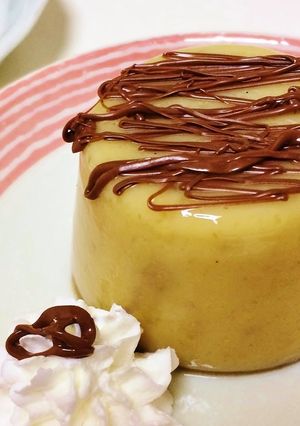 簡単バレンタイン／チョコバナナプリン-レシピのメイン写真