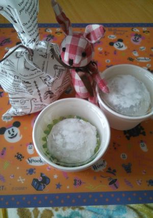 和菓子派♡バレンタイン♪チョコいちご大福-レシピのメイン写真
