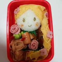 รูปของ 塔の上のラプンツェル♪キャラ弁♪