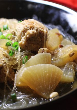 豚肉団子と春雨の煮物-レシピのメイン写真