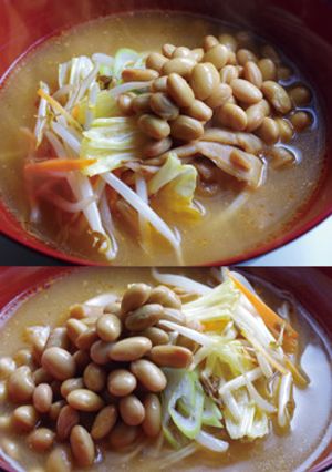 ふっくら美味しい大豆ラーメン！節分にも！-レシピのメイン写真