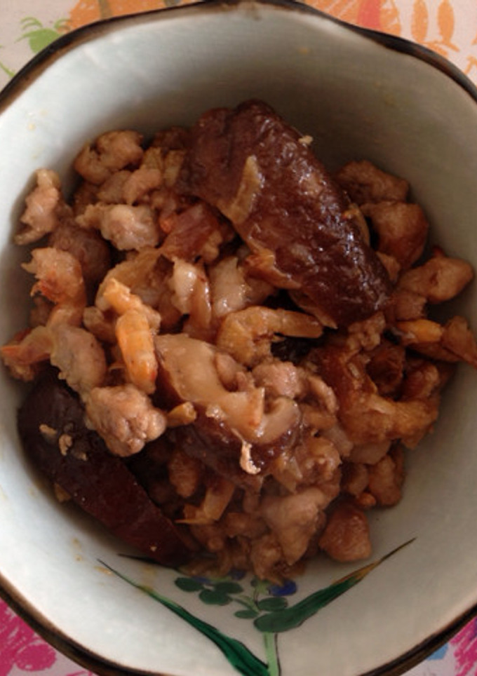香菇肉燥（椎茸と豚肉そぼろの炒め)-レシピのメイン写真
