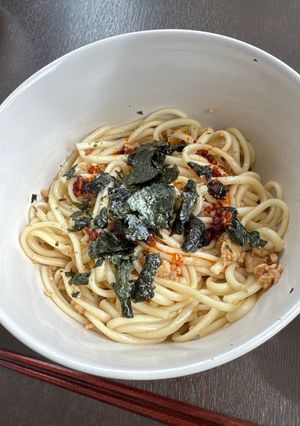 油そば風うどん-レシピのメイン写真
