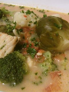 芽キャベツと白身魚のスープ-レシピのメイン写真