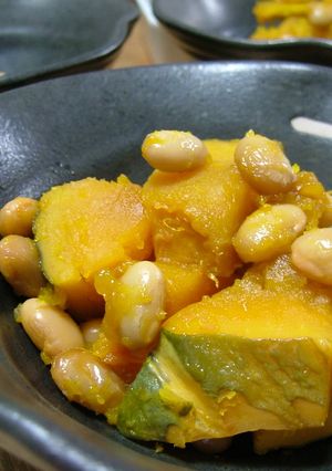 かぼちゃと大豆の煮物-レシピのメイン写真