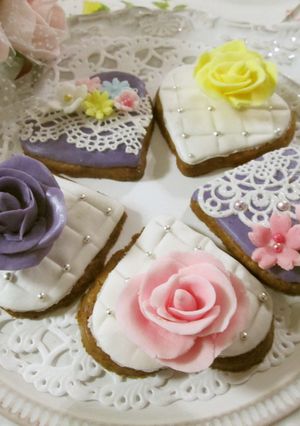♡ホワイトデー♡　デコクッキー　バラ編-レシピのメイン写真
