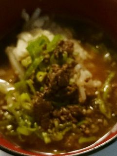 肉豆腐やすき焼きの残り汁で★ぶっかけご飯-レシピのメイン写真