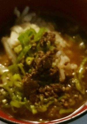 肉豆腐やすき焼きの残り汁で★ぶっかけご飯-レシピのメイン写真