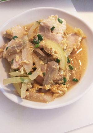 簡単*鶏ごぼうの柳川風煮-レシピのメイン写真