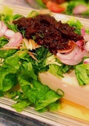 薬味たっぷり豆豉醬の豆腐サラダ-レシピのメイン写真
