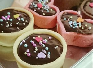 子供でも作れる！レンジで簡単チョコタルト-レシピのメイン写真