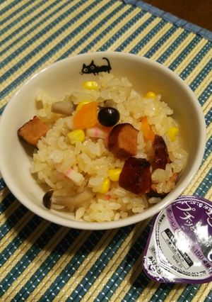 炊飯器！「プチッと鍋」de炊き込みご飯♪-レシピのメイン写真