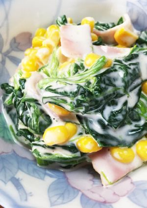隠し味でさっぱり★ほうれん草サラダ-レシピのメイン写真