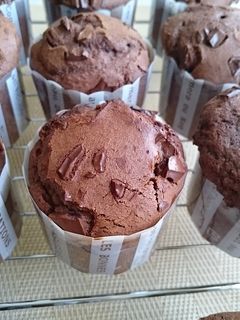 チョコたっぷりマフィン-レシピのメイン写真