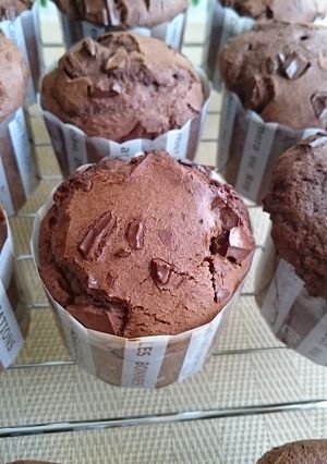 チョコたっぷりマフィン-レシピのメイン写真