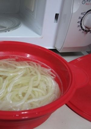 レンジでできる”きねうち麺”♪-レシピのメイン写真