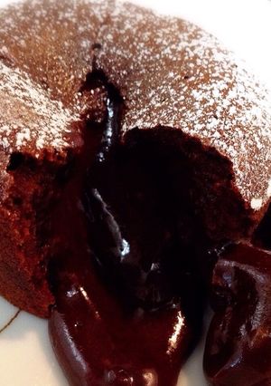 バレンタインに♡カフェモカ・フォンダン-レシピのメイン写真