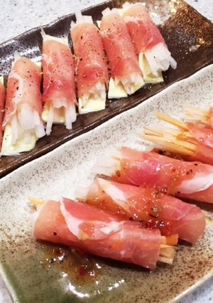 大根の生ハムロール๑-レシピのメイン写真