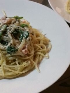 ほうれん草のこってりクリームパスタ-レシピのメイン写真
