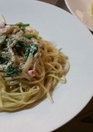 ほうれん草のこってりクリームパスタ-レシピのメイン写真