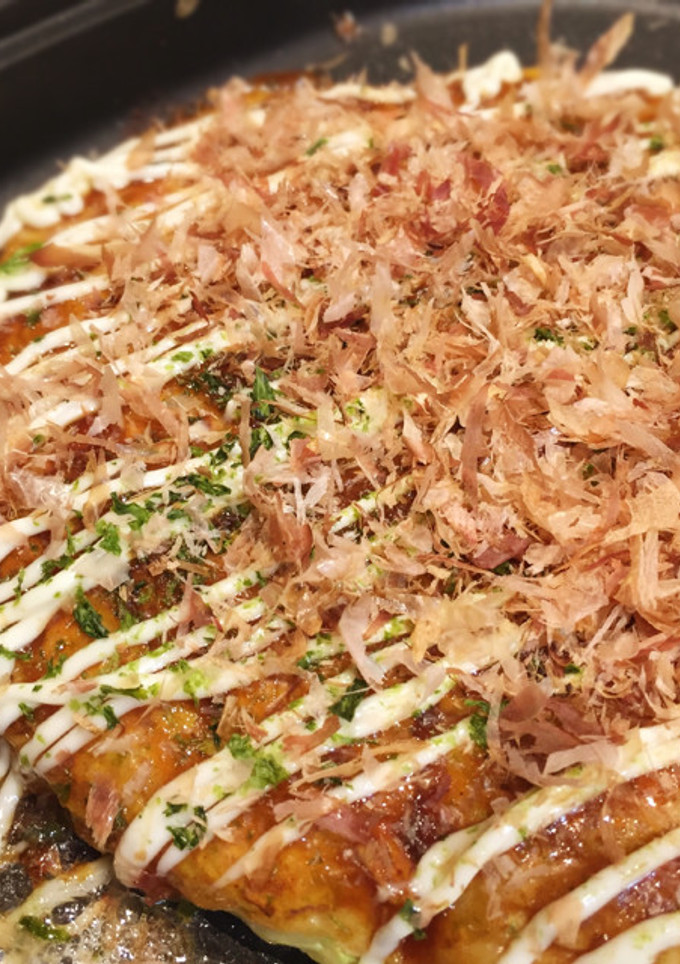 ふわっと山芋入りイカお好み焼き-レシピのメイン写真