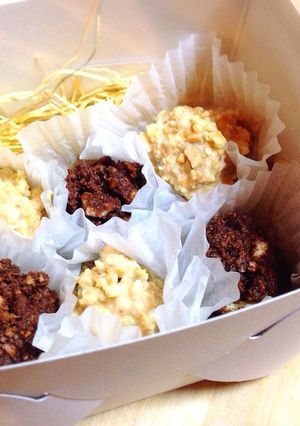 材料3つ☆簡単3coinsチョコ-レシピのメイン写真