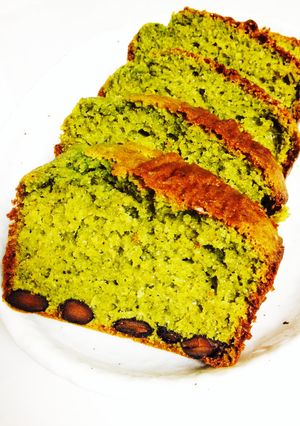 抹茶のパウンドケーキ黒豆入り-レシピのメイン写真